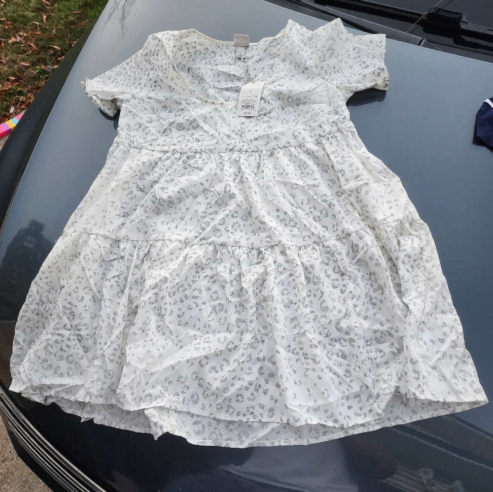 A New Day Flutter Short-Sleeve Tiered Dress